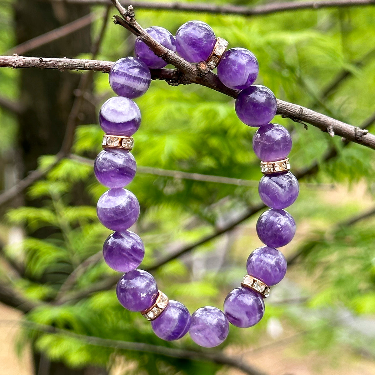 Amethyst Healing Bracelet - Serenity & Clarity Collection