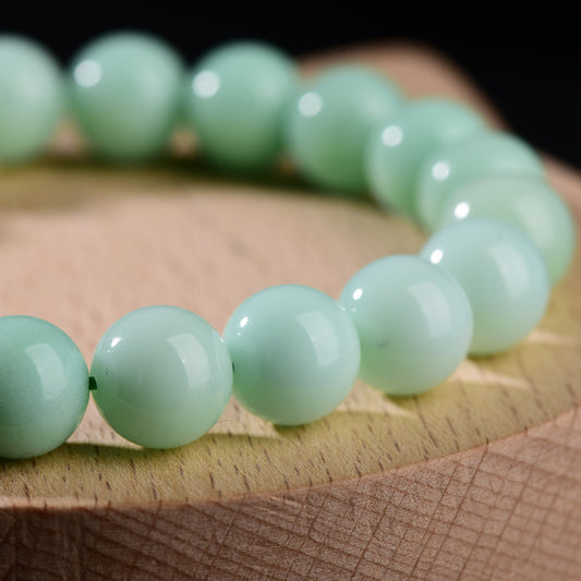 "Oasis Whisper"-Natural Australian Chrysoprase Stretch Bracelet