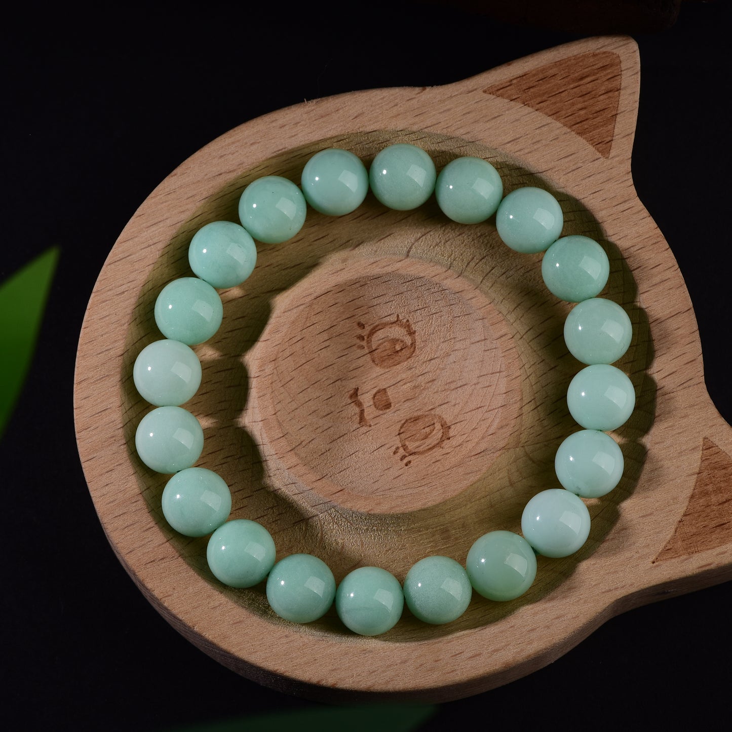 "Oasis Whisper"-Natural Australian Chrysoprase Stretch Bracelet