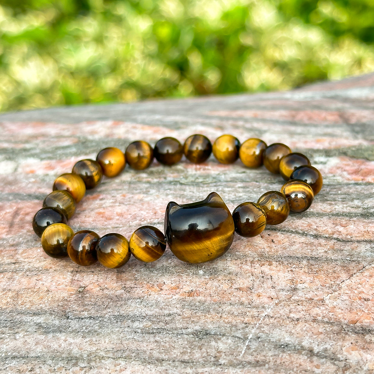 Money Attraction Cat Bracelet - Perfect Gifts For Women (Tiger's Eye)