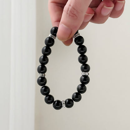 Black Cat's Eye Healing Bracelet - Emotional Balance Collection