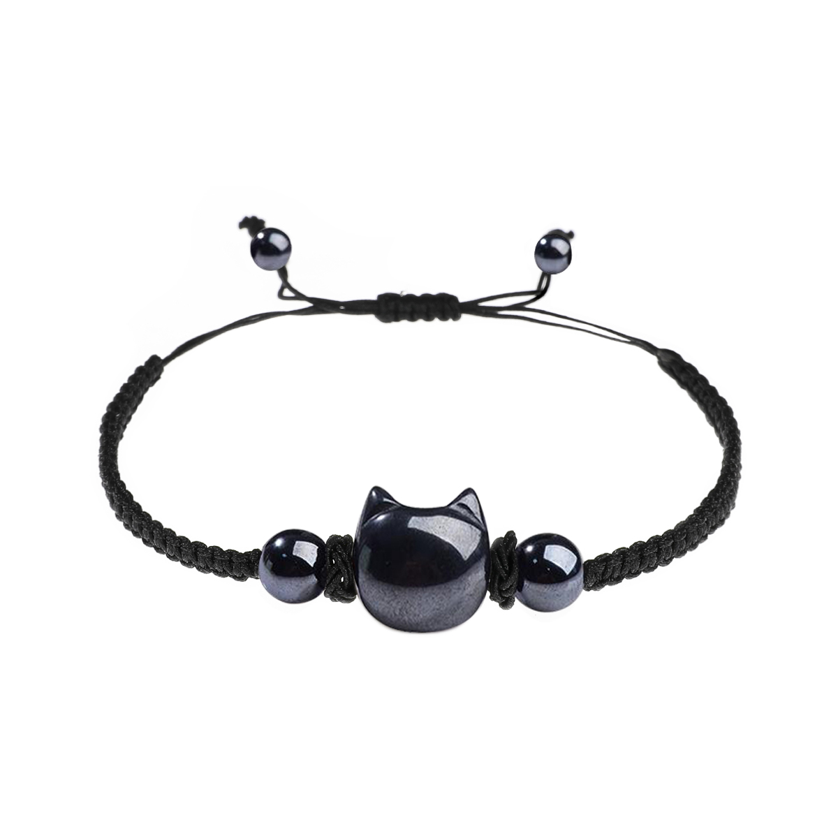 Money Attraction Cat Bracelet - Perfect Gifts For Women (Hematite)