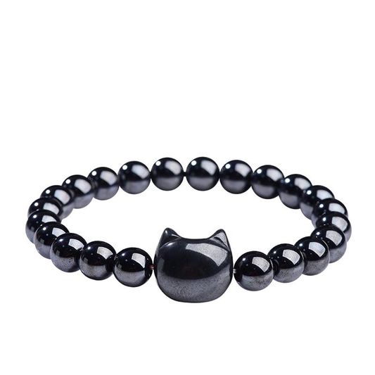 Money Attraction Cat Bracelet - Perfect Gifts For Women（Hematite）