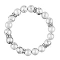 White Turquoise Healing Bracelet - Serene Skies Collection