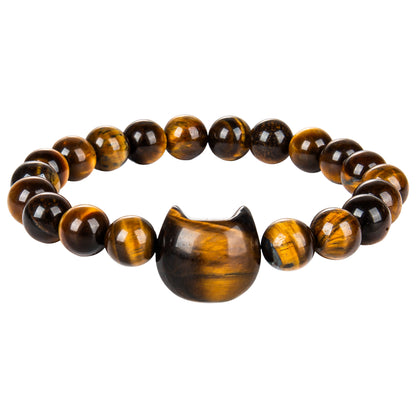 Money Attraction Cat Bracelet - Perfect Gifts For Women (Tiger's Eye)