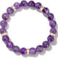 Amethyst Healing Bracelet - Serenity &amp; Clarity Collection