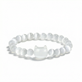 Money Attraction Cat Bracelet - Perfect Gifts For Women (White Cat Eye)
