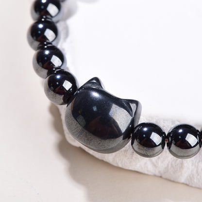 Money Attraction Cat Bracelet - Perfect Gifts For Women（Hematite）
