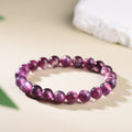 "Twilight Murmur"-Natural Purple Lepidolite Stretch Bracelet