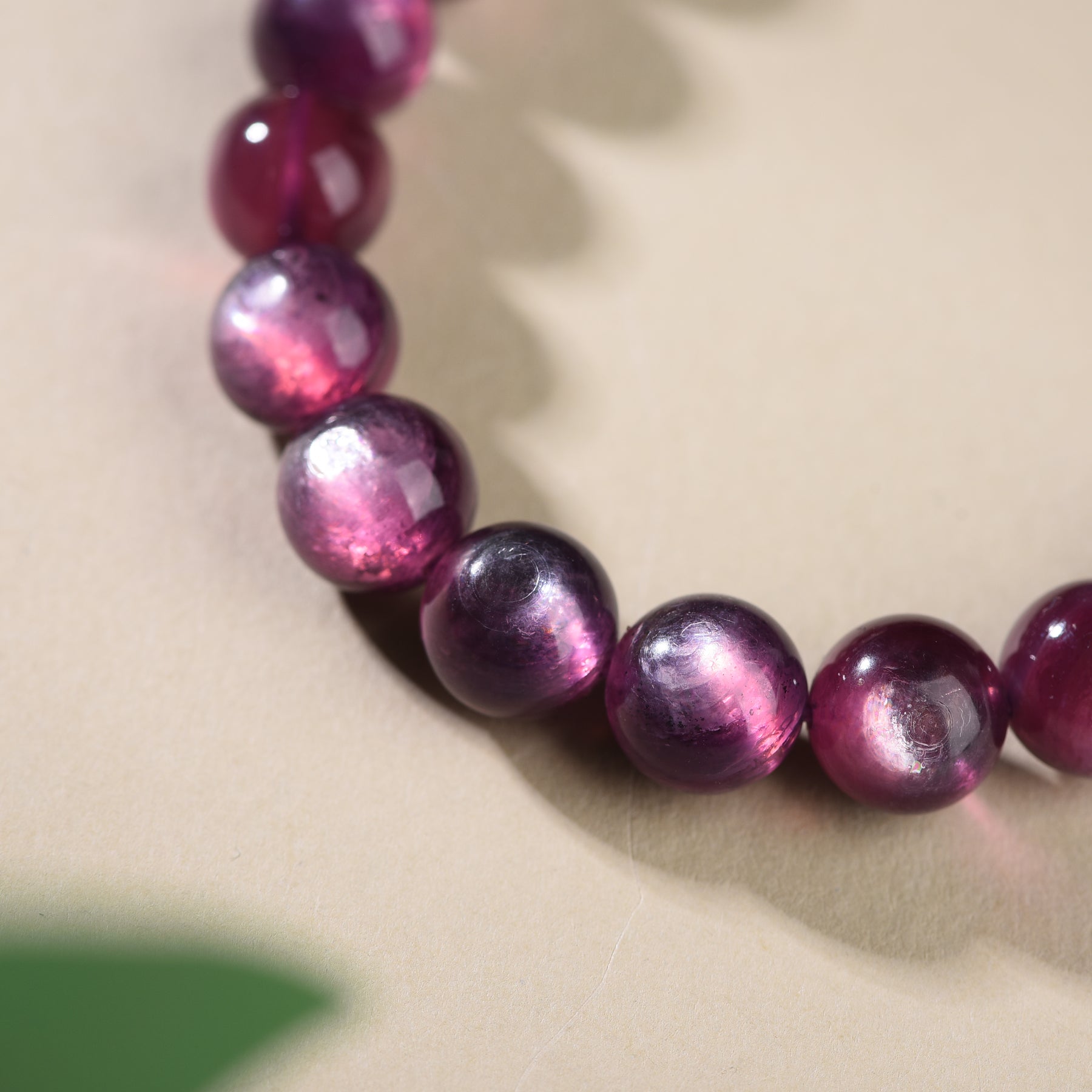 "Twilight Murmur"-Natural Purple Lepidolite Stretch Bracelet