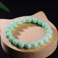"Oasis Whisper"-Natural Australian Chrysoprase Stretch Bracelet