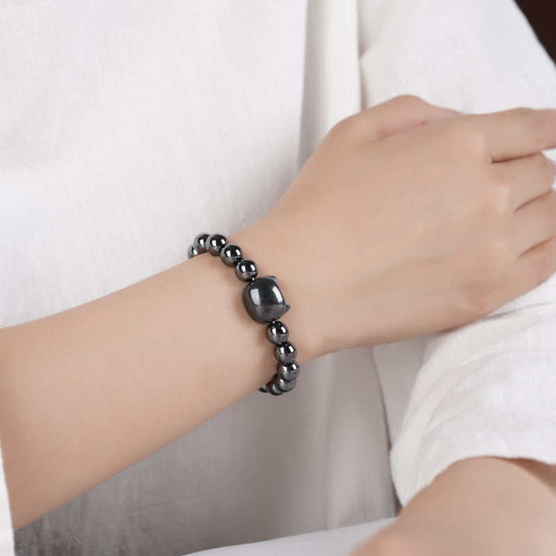 Money Attraction Cat Bracelet - Perfect Gifts For Women（Hematite）