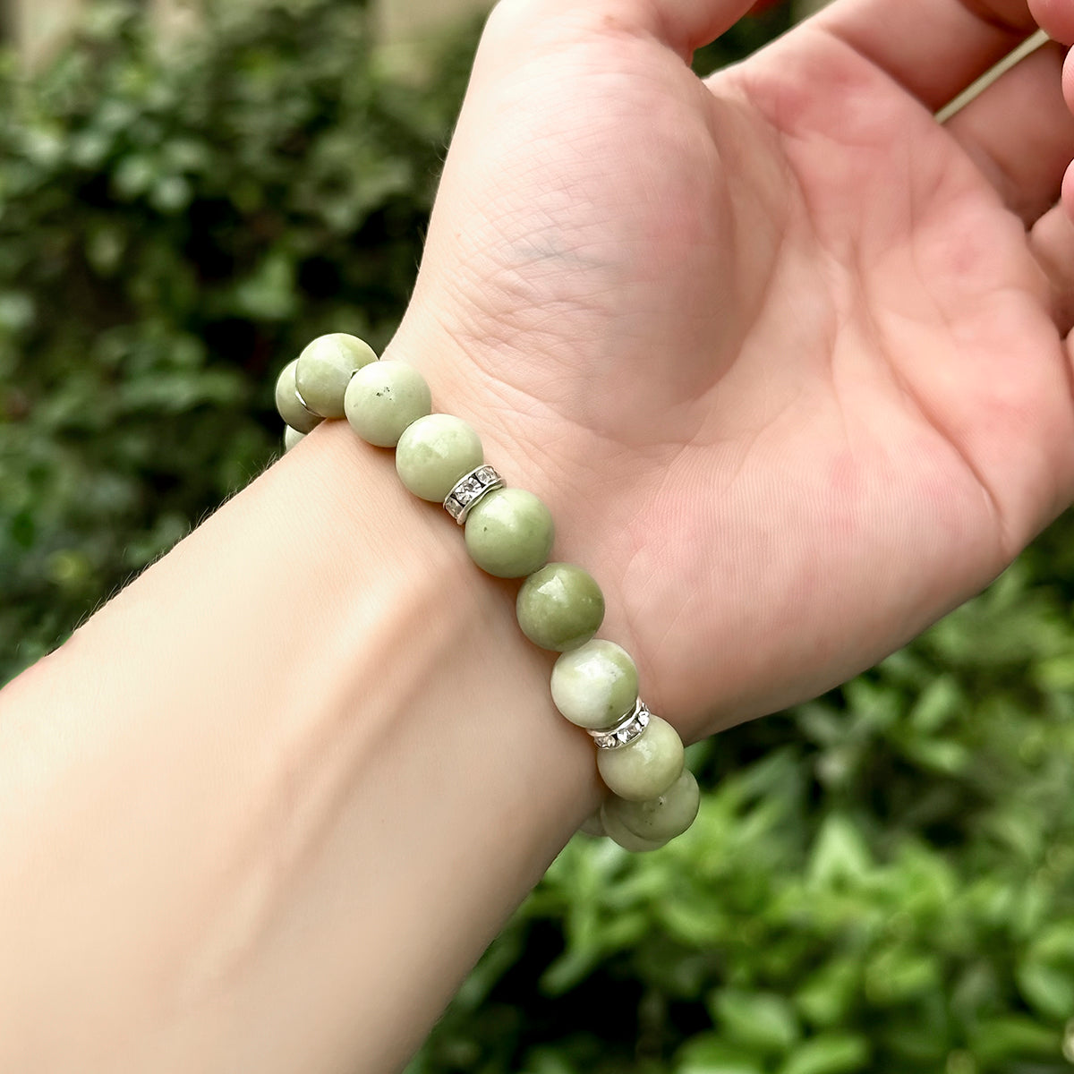 Jade Serenity Bracelet - Ancient Wisdom Collection