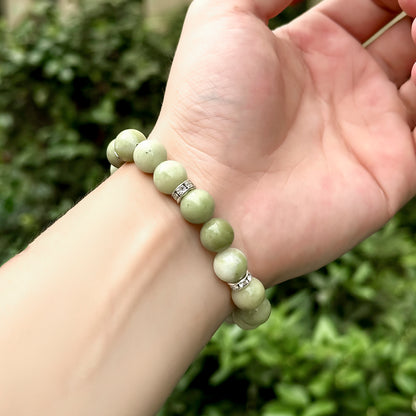 Jade Serenity Bracelet - Ancient Wisdom Collection