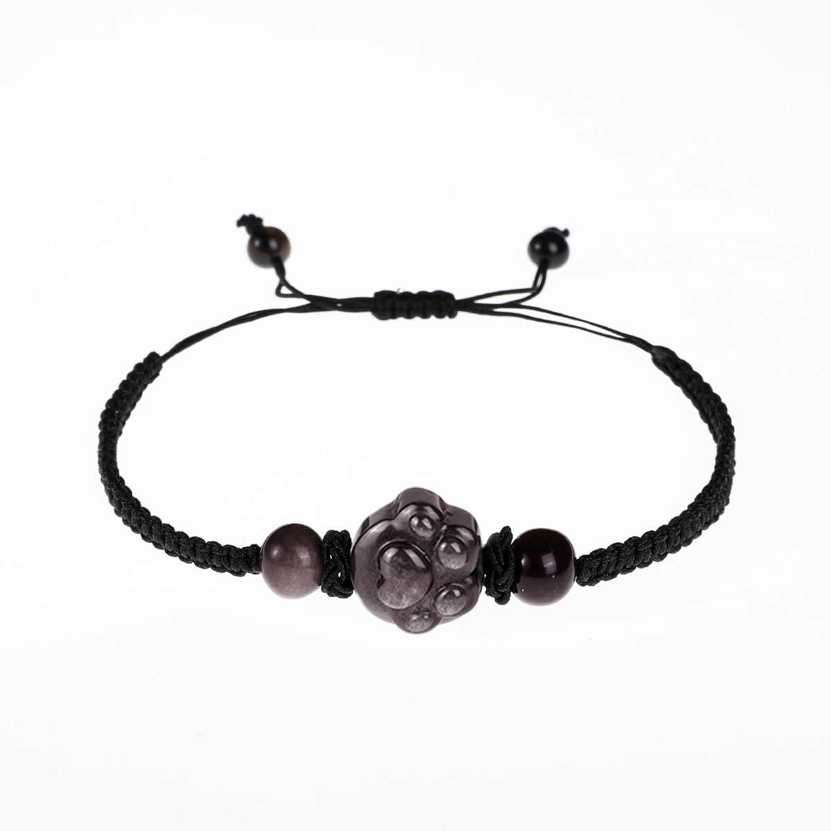 Money Attraction Cat Bracelet - Perfect Gifts For Women (Obsidian Paw)