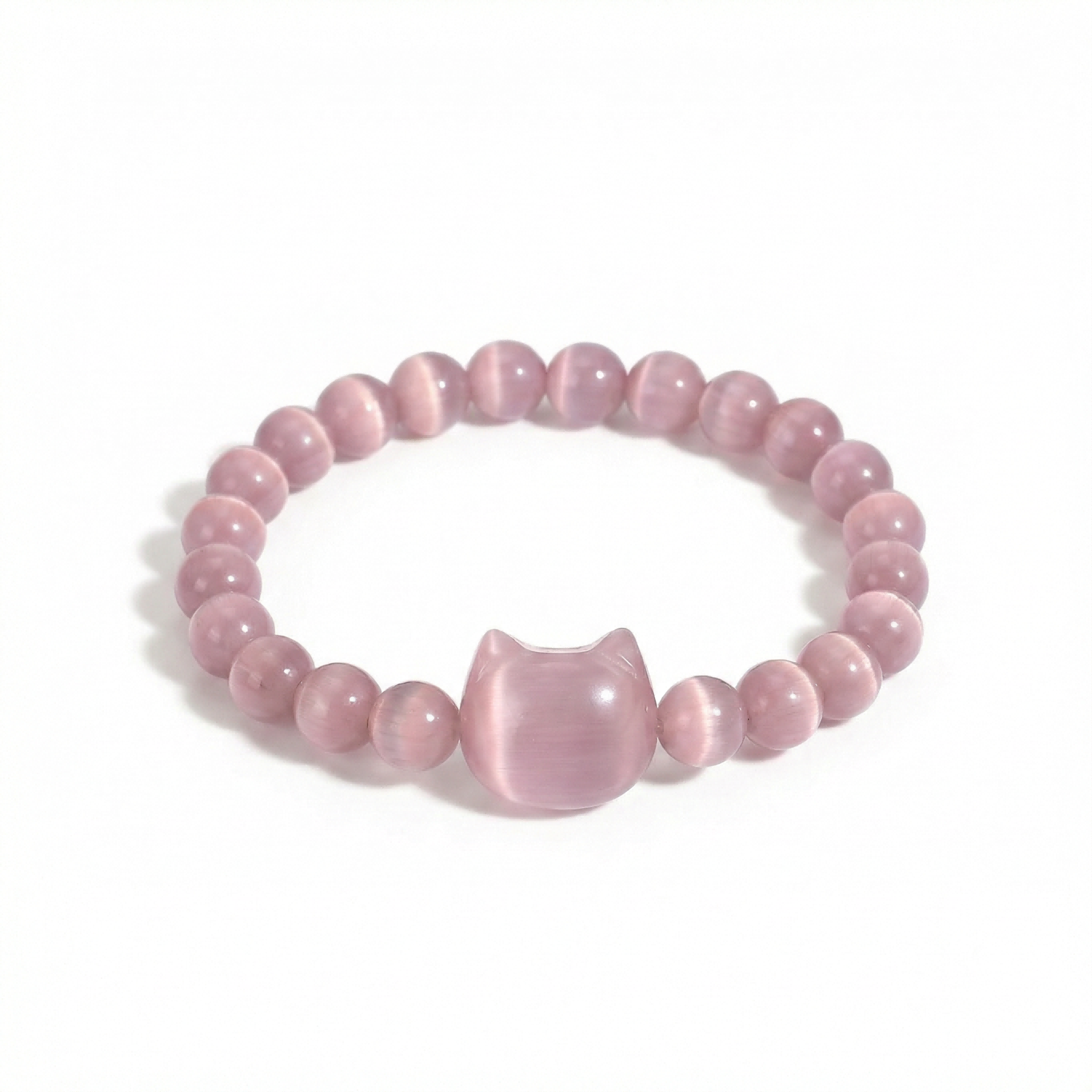 Money Attraction Cat Bracelet - Perfect Gifts For Women (Light Purple Cat Eye)